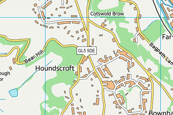 GL5 5DE map - OS VectorMap District (Ordnance Survey) GL5 5DE map - OS VectorMap District (Ordnance Survey)