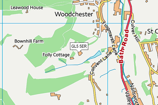 GL5 5ER map - OS VectorMap District (Ordnance Survey) GL5 5ER map - OS VectorMap District (Ordnance Survey)
