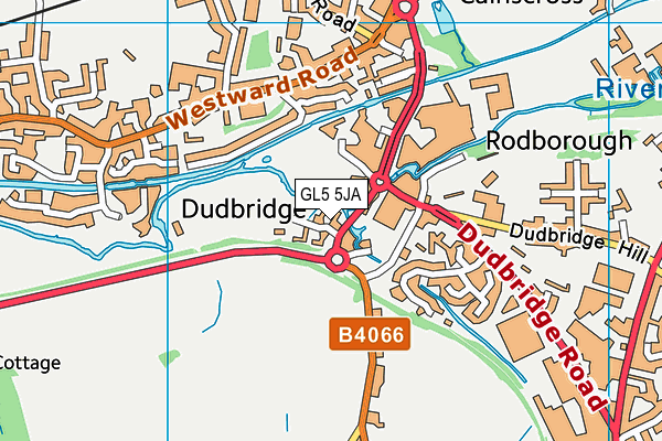 GL5 5JA map - OS VectorMap District (Ordnance Survey) GL5 5JA map - OS VectorMap District (Ordnance Survey)