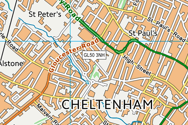 GL50 3NH map - OS VectorMap District (Ordnance Survey) GL50 3NH map - OS VectorMap District (Ordnance Survey)