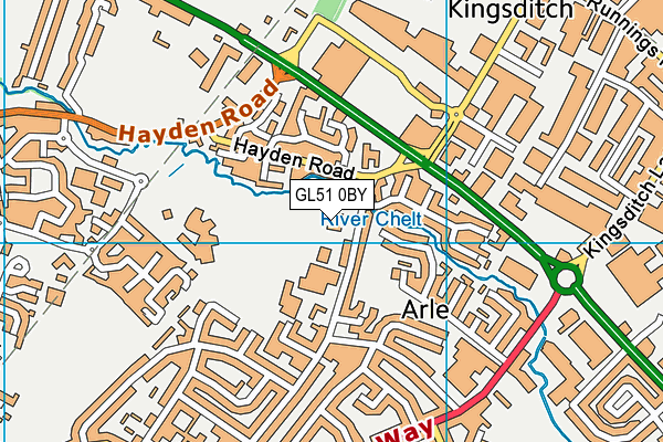 GL51 0BY map - OS VectorMap District (Ordnance Survey) GL51 0BY map - OS VectorMap District (Ordnance Survey)