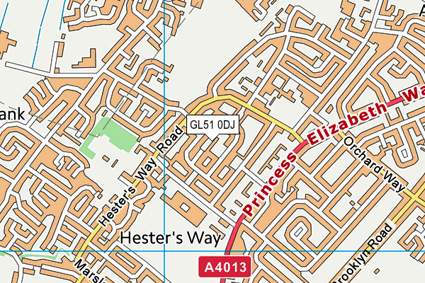 GL51 0DJ map - OS VectorMap District (Ordnance Survey) GL51 0DJ map - OS VectorMap District (Ordnance Survey)