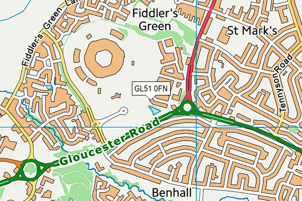 GL51 0FN map - OS VectorMap District (Ordnance Survey) GL51 0FN map - OS VectorMap District (Ordnance Survey)