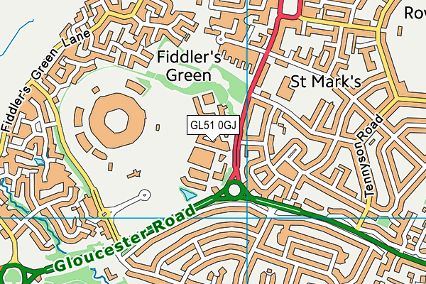 GL51 0GJ map - OS VectorMap District (Ordnance Survey) GL51 0GJ map - OS VectorMap District (Ordnance Survey)
