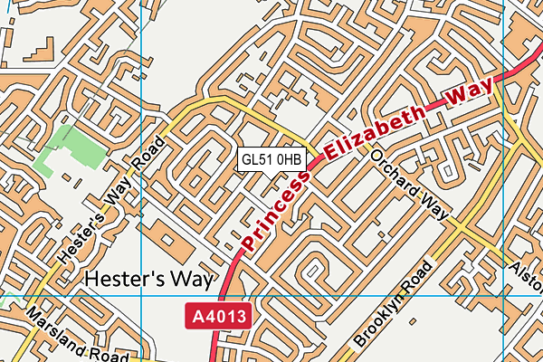 GL51 0HB map - OS VectorMap District (Ordnance Survey) GL51 0HB map - OS VectorMap District (Ordnance Survey)