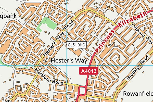 GL51 0HG map - OS VectorMap District (Ordnance Survey) GL51 0HG map - OS VectorMap District (Ordnance Survey)