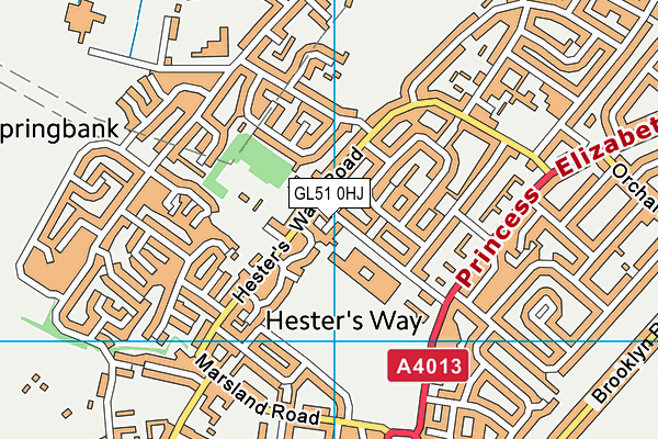 GL51 0HJ map - OS VectorMap District (Ordnance Survey) GL51 0HJ map - OS VectorMap District (Ordnance Survey)