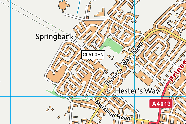 GL51 0HN map - OS VectorMap District (Ordnance Survey) GL51 0HN map - OS VectorMap District (Ordnance Survey)