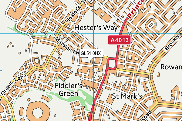 GL51 0HX map - OS VectorMap District (Ordnance Survey) GL51 0HX map - OS VectorMap District (Ordnance Survey)
