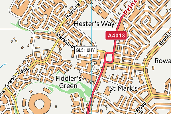 GL51 0HY map - OS VectorMap District (Ordnance Survey) GL51 0HY map - OS VectorMap District (Ordnance Survey)