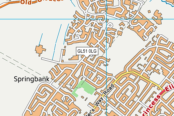 GL51 0LG map - OS VectorMap District (Ordnance Survey) GL51 0LG map - OS VectorMap District (Ordnance Survey)