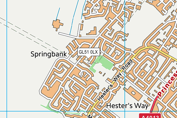 GL51 0LX map - OS VectorMap District (Ordnance Survey) GL51 0LX map - OS VectorMap District (Ordnance Survey)