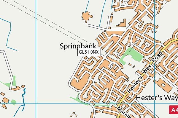 GL51 0NX map - OS VectorMap District (Ordnance Survey) GL51 0NX map - OS VectorMap District (Ordnance Survey)