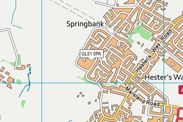 GL51 0PA map - OS VectorMap District (Ordnance Survey) GL51 0PA map - OS VectorMap District (Ordnance Survey)