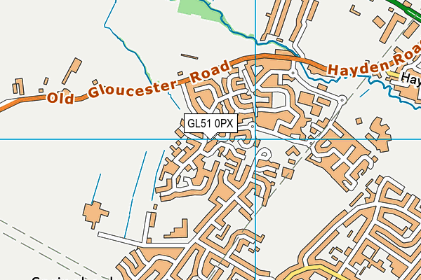 GL51 0PX map - OS VectorMap District (Ordnance Survey) GL51 0PX map - OS VectorMap District (Ordnance Survey)