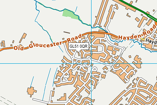 GL51 0QR map - OS VectorMap District (Ordnance Survey) GL51 0QR map - OS VectorMap District (Ordnance Survey)