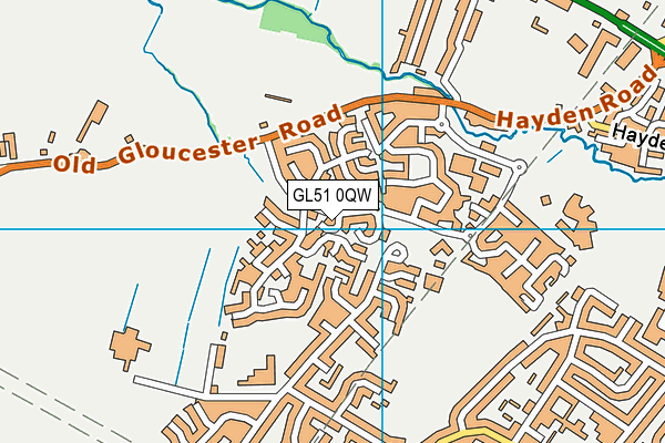 GL51 0QW map - OS VectorMap District (Ordnance Survey) GL51 0QW map - OS VectorMap District (Ordnance Survey)