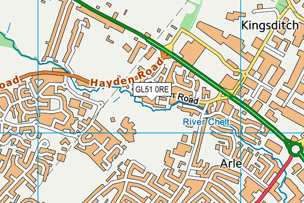 GL51 0RE map - OS VectorMap District (Ordnance Survey) GL51 0RE map - OS VectorMap District (Ordnance Survey)