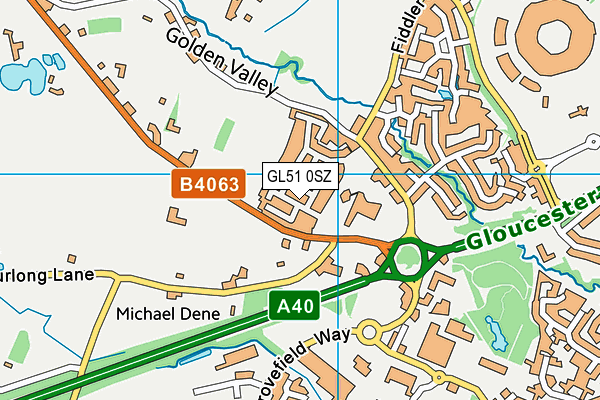 GL51 0SZ map - OS VectorMap District (Ordnance Survey) GL51 0SZ map - OS VectorMap District (Ordnance Survey)