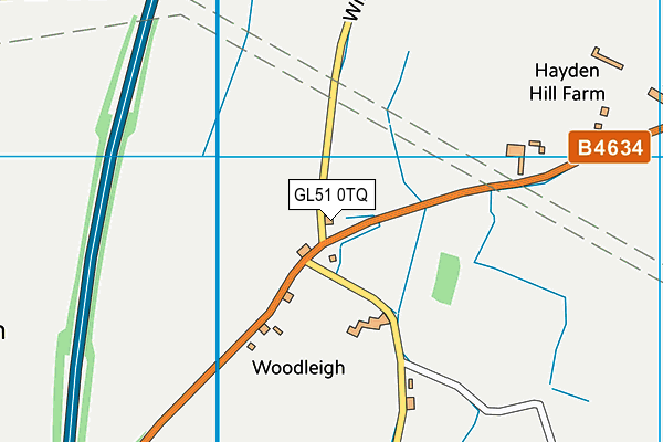 GL51 0TQ map - OS VectorMap District (Ordnance Survey) GL51 0TQ map - OS VectorMap District (Ordnance Survey)