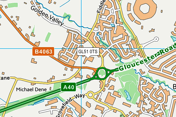 GL51 0TS map - OS VectorMap District (Ordnance Survey) GL51 0TS map - OS VectorMap District (Ordnance Survey)