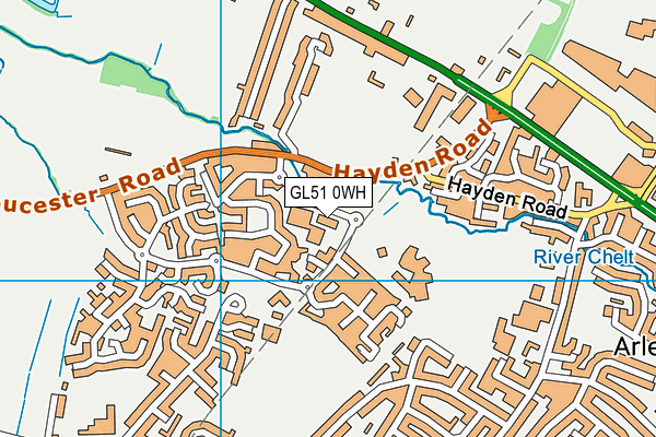 GL51 0WH map - OS VectorMap District (Ordnance Survey) GL51 0WH map - OS VectorMap District (Ordnance Survey)