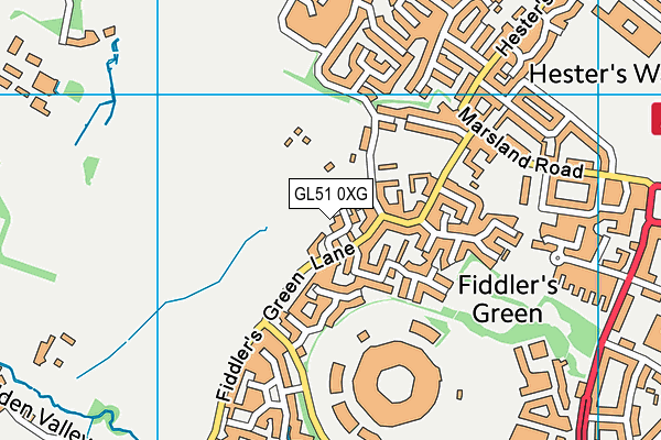 GL51 0XG map - OS VectorMap District (Ordnance Survey) GL51 0XG map - OS VectorMap District (Ordnance Survey)