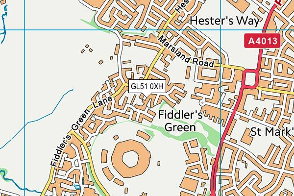 GL51 0XH map - OS VectorMap District (Ordnance Survey) GL51 0XH map - OS VectorMap District (Ordnance Survey)