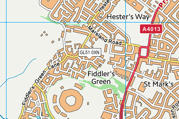 GL51 0XN map - OS VectorMap District (Ordnance Survey) GL51 0XN map - OS VectorMap District (Ordnance Survey)