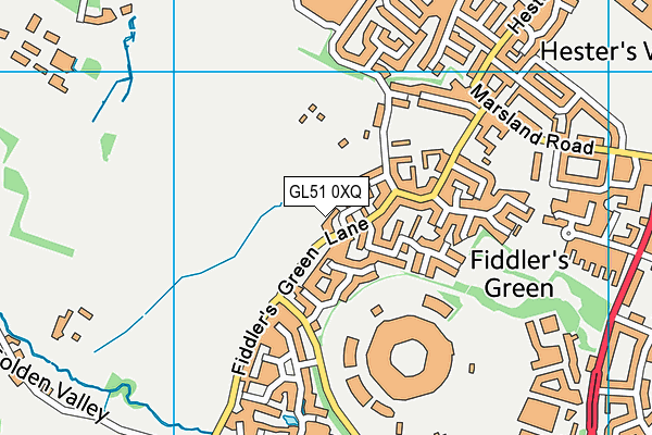 GL51 0XQ map - OS VectorMap District (Ordnance Survey) GL51 0XQ map - OS VectorMap District (Ordnance Survey)