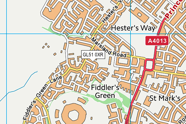 GL51 0XR map - OS VectorMap District (Ordnance Survey) GL51 0XR map - OS VectorMap District (Ordnance Survey)