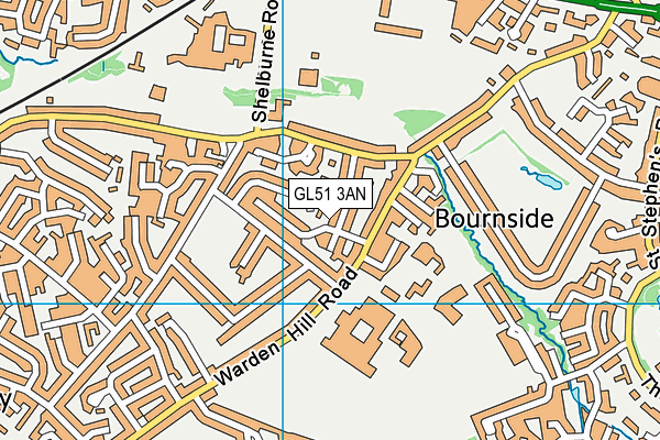 GL51 3AN map - OS VectorMap District (Ordnance Survey) GL51 3AN map - OS VectorMap District (Ordnance Survey)
