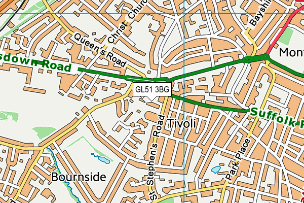 GL51 3BG map - OS VectorMap District (Ordnance Survey) GL51 3BG map - OS VectorMap District (Ordnance Survey)