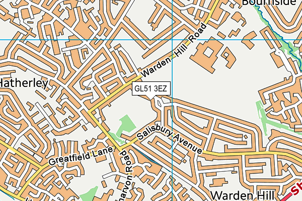 GL51 3EZ map - OS VectorMap District (Ordnance Survey) GL51 3EZ map - OS VectorMap District (Ordnance Survey)