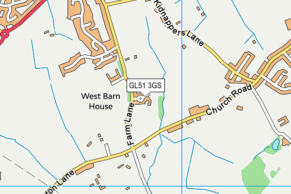 GL51 3GS map - OS VectorMap District (Ordnance Survey) GL51 3GS map - OS VectorMap District (Ordnance Survey)