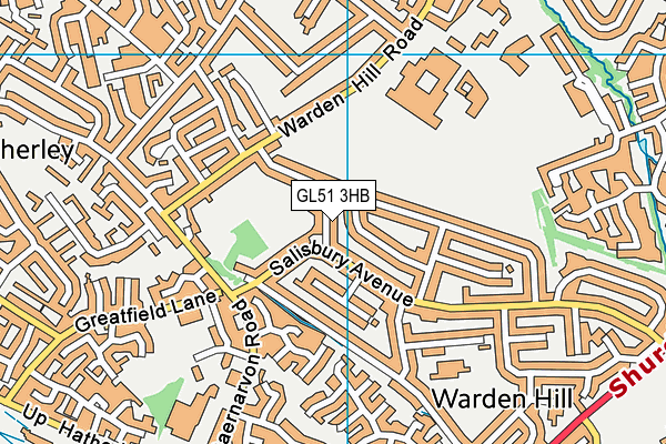 GL51 3HB map - OS VectorMap District (Ordnance Survey) GL51 3HB map - OS VectorMap District (Ordnance Survey)