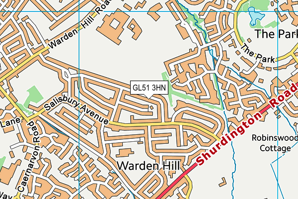 GL51 3HN map - OS VectorMap District (Ordnance Survey) GL51 3HN map - OS VectorMap District (Ordnance Survey)