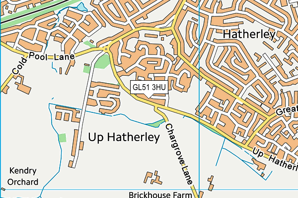 GL51 3HU map - OS VectorMap District (Ordnance Survey) GL51 3HU map - OS VectorMap District (Ordnance Survey)