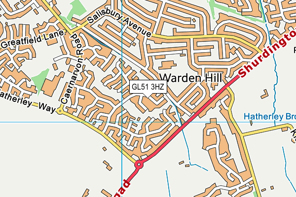 GL51 3HZ map - OS VectorMap District (Ordnance Survey) GL51 3HZ map - OS VectorMap District (Ordnance Survey)