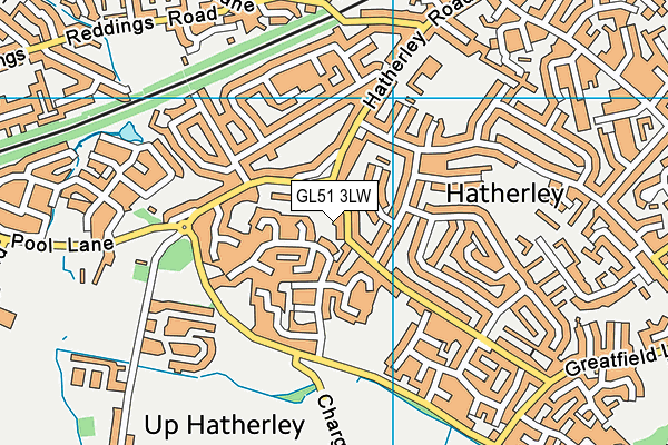 GL51 3LW map - OS VectorMap District (Ordnance Survey) GL51 3LW map - OS VectorMap District (Ordnance Survey)