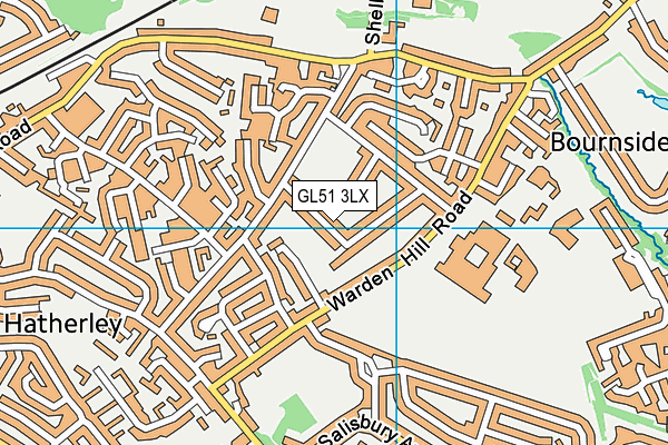 GL51 3LX map - OS VectorMap District (Ordnance Survey) GL51 3LX map - OS VectorMap District (Ordnance Survey)