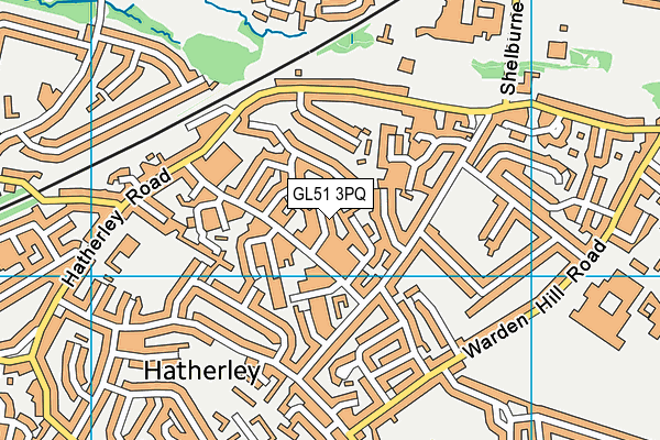 GL51 3PQ map - OS VectorMap District (Ordnance Survey) GL51 3PQ map - OS VectorMap District (Ordnance Survey)