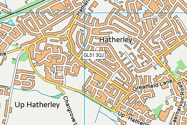 GL51 3QJ map - OS VectorMap District (Ordnance Survey) GL51 3QJ map - OS VectorMap District (Ordnance Survey)