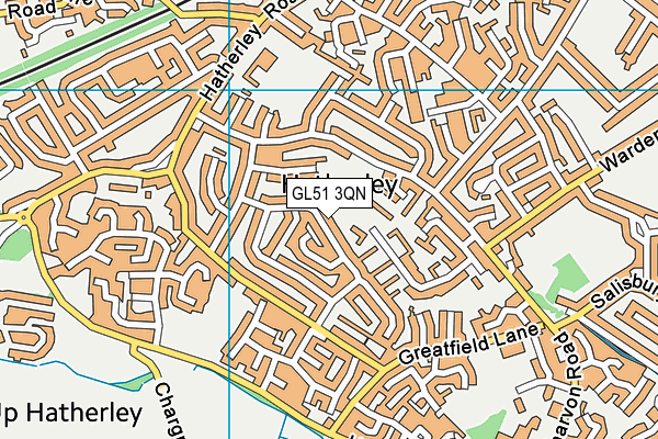 GL51 3QN map - OS VectorMap District (Ordnance Survey) GL51 3QN map - OS VectorMap District (Ordnance Survey)