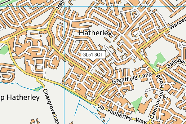 GL51 3QT map - OS VectorMap District (Ordnance Survey) GL51 3QT map - OS VectorMap District (Ordnance Survey)