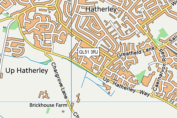 GL51 3RJ map - OS VectorMap District (Ordnance Survey) GL51 3RJ map - OS VectorMap District (Ordnance Survey)