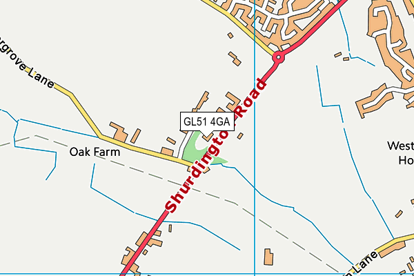 GL51 4GA map - OS VectorMap District (Ordnance Survey) GL51 4GA map - OS VectorMap District (Ordnance Survey)