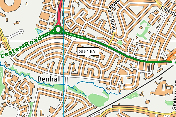 GL51 6AT map - OS VectorMap District (Ordnance Survey) GL51 6AT map - OS VectorMap District (Ordnance Survey)