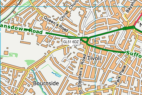 GL51 6DZ map - OS VectorMap District (Ordnance Survey) GL51 6DZ map - OS VectorMap District (Ordnance Survey)