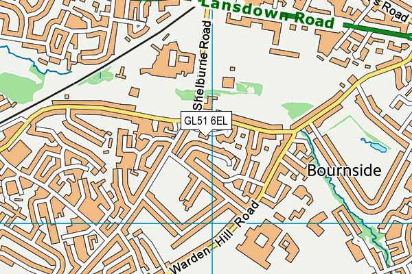 GL51 6EL map - OS VectorMap District (Ordnance Survey) GL51 6EL map - OS VectorMap District (Ordnance Survey)